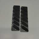 minihope 12 pieces No Bend Hair Clips, Curl Pin Clips, No Crease Hair Clips for Makeup Application2022 style, non-slip.Hair won't get caught between plastic attached to metal. (Black)