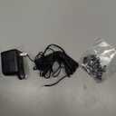 Dreyoo Doorbell Transformer 16-24V Adapter, 16.4ft Long C Wire Power Supply 20VAC 500mA Power Adapter, Compatible with Arlo Eufy Video Doorbell, UL Certification with 50PCS Cable Clips(Black)