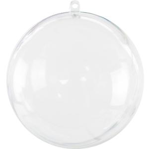 Super Z Outlet Clear Plastic Acrylic Bath Bomb Mold Shells Molding Balls Kit (120mm, 12 Pack)