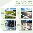 Marking Paint Wand, Industrial Two Wheel Striping Paint Sprayer, Paint Sticks for Line Paint Ground, Sports Field, Parking Lot, Work with Inverted Marking Spray Paint (Round-Tip Nozzle)