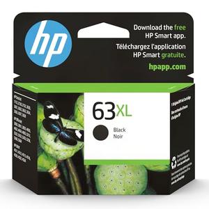 HP 63XL Black High-yield Ink Cartridge | Works with HP DeskJet 1112, 2130, 3630 Series; HP ENVY 4510, 4520 Series; HP OfficeJet 3830, 4650, 5200 Series | Eligible for Instant Ink | F6U64AN