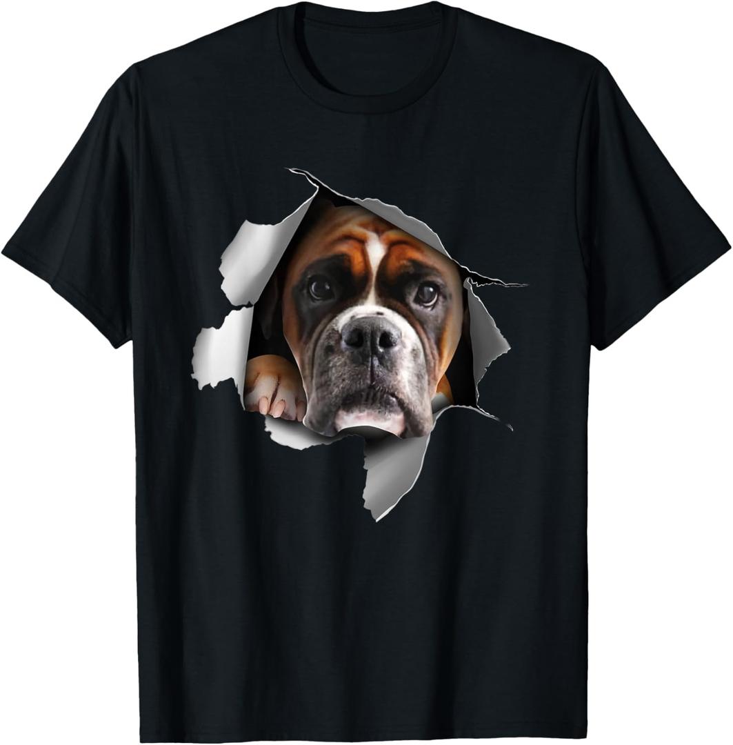 Cool Boxer Dog for Women Puppy Owner Dog Lover Trainer T-Shirt, M