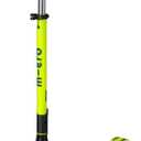 Micro Kickboard | Maxi Foldable LED Kids Scooter for Ages 5-12 | Children up to 110 lbs | 3 Wheel Lean-to-Steer Design | Adjustable T Bar | Smooth Ride, Motion Activated PU LED Wheels | Swiss Design