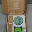 autobrush Kids Electric Toothbrush  Only ADA Accepted U-Shaped Toothbrush, Clinically Proven Up to 5.1X Better Cleaning, 30 Seconds, Full-Mouth 360 Coverage, LED Lights, Music, Ages 3-5, Dinosaur