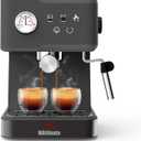 Espresso Machine 20 Bar, Touch Screen Espresso Maker for Home Kitchen, with Milk Frother Steam Wand for Cappuccino and Latte, Barista Compact Office Coffee Maker (Grey)