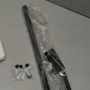 Self Adhesive Bath Towel Bar, Stainless Steel Towel Racks for Bathroom Sticky & Wall Mounted Install Towel Holder, Heavy Duty Towel Rod Rustproof Towel Hanger for Bathroom(Matte Black,16In)