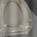 KOHLER 25875-96 Hyten 3" Height, Elevated Soft Close Elongated Toilet Seat, Contoured Seat with Grip-Tight Bumpers, Quick-Attach Hardware, No Slam Toilet Seat, Biscuit