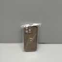 Cases for iPhone 15 Pro Max Cute 3D Golden Heart Design Soft Shockproof Slim Protective Silicone Phone Cover for Women Girls Brown