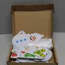 FuWeave 24 Sets Winter Snowman Craft Bulk DIY Christmas Snowmen Craft Kits Felt Snowman Kits Winter Decorations with Christmas Stocking Candy Stickers for Xmas Home Indoor Party