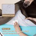 EHEYCIGA Orthopedic Dog Bed for Medium Dogs, Waterproof Memory Foam Medium Dog Beds with Sides, Non-Slip Bottom and Egg-Crate Foam Pet Couch Bed with Washable Removable Cover, Brown (30.0"L x 20.0"W x 6.5"Th)