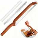 Uprichya Bread Knife for Homemade Bread Sourdough, Wooden Bread Bow Knife for Sourdough, Bread Slicer for Homemade Bread, Bread Saw, Sourdough Bread Cutter, Left-Handed