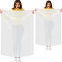 Hushee 2 Pack Extra Large Silicone Mat Place Mats Table Protector Craft Heat Resistant Mat for Kitchen, Painting(White,24 x 36 Inches)