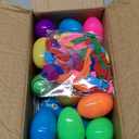 YiYLunneo 200PCS Prefilled Easter Eggs with Toys Inside for Kids, Easter Basket Stuffers Fillers with Fidget Toys 50 Pack for Easter Eggs Hunt Easter Party Favors, Easter Classroom Prize Gifts