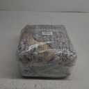 Worxvell Washable Rugs 5x7 - Rugs for Living Room Non Slip Area Rug, Large Oriental Low Pile Throw Rug for Bedroom Distressed Vintage Carpet for Dining Room Office (Grey, 5x7ft)