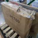 Large Outdoor Wooden Dog House, Weatherproof Dog Houses with Adjustable Vent Windows, Alloy Chew-Resistant Frame, Removable Floor for Medium & Large Dogs, (43.5" L x 29.5" W x 33.5" H)