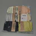 5 Pairs Pilates Socks with Grips for Women, Non Slip Cotton Ruffle Yoga Socks for Barre Workout Hospital