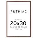 puthiac 20x30 Solid Oak Wood Picture Frame, Walnut, 1 Pack