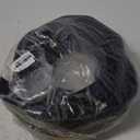 Jin&Bao Universal Garage Door Bottom Seal Strip,Weatherproof Rubber DIY Weather Stripping Replacement, 16FT Length, Black (Yellow)