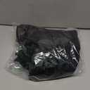 ECDAHICC Women's Satin Silky Long Sleeve Laple V Neck Lace Up High Waist Side Split Floor Length Wrap Maxi Shirts Dress (Large, Black)