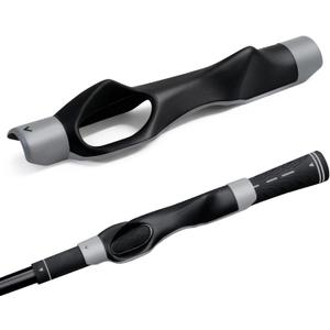 Golf Grip Trainer, Grip Trainer Golf for Boosting Grip Strength, Precision & Swing, Training Aid to Train Correct Hand Position & Achieve Outstanding Performance (Grey)