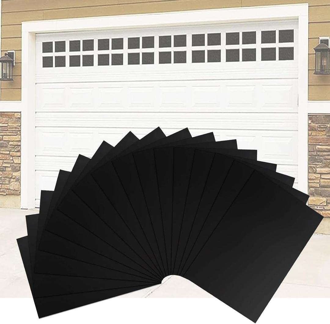 16 Pcs Magnetic Garage Door Windows Decorative Hardware Kit for Car Garage Door Magnetic Faux Windows Looks for Car Garage (16 Pcs)