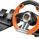 PXN PC Racing Wheel, V3 PRO 180 Degree Universal USB Car Sim Game Steering Wheel with Pedals for PC, Xbox One, Xbox Series S/X, PS3, PS4, Switch