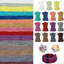 Simsimshine 1500 PCS Weaving Loom Refill Loops for 7-10 Inch Potholder Loom Weaving Loom Bands Flexible Loops Craft Kit for Adults DIY Projects Gifts, 15 Color