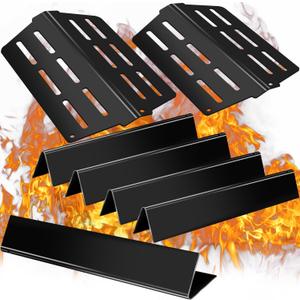 7620 7622 Flavorizer Bars 17.5 inch and Heat Deflector for Weber Genesis Grill Parts Genesis 300 320 330 S310 E310 Grill Parts with Front Control, Grill Replacement Parts for Weber 7621 65505