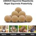 20Pack Squirrel Repellent Outdoor, Chipmunk Repellent Outdoor,Rodent Repellent,Squirrel Repellent for Attic and Cars Engines, Ultra Powerful Squirrel Deterrent Keep Squirrels Out of Garden