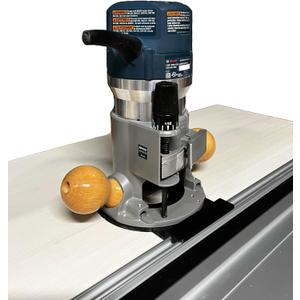 Guide Rail Adapter for Bosch 1617 Router - Made in USA (Fixed Base)