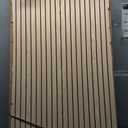 4-Piece Wood Slat Wall Panel for Interior Wall Decor Noise Cancelling 47.2" x 23.6" Peel and Stick Acoustic Decorative 3D Sound Absorbing Wall Paneling, Natural Oak, 4pcs - 47.2" x 23.6"