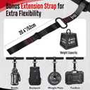 FitBeast Forearm Strengthener & Forearm Exerciser, Wrist Roller with Thicker Handle, Forearm Strength Trainer with Adjustable Strap - Ideal for Grip Strength, Muscle Building, Rehabilitation