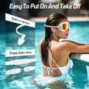 2 Pack Adult Swim Goggles, Frameless Anti-Fog Swimming Goggles | 2 Pack Adult Swim Goggles, Frameless Anti-Fog UV Protection Swim Goggles, Clear Vision Pool Goggles for Men Women