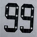 QJQ Men's Jersey Shirts Short Sleeve V Neck Graphic T Shirts Baggy Oversized Tee Summer Y2k Tops Streetwear (Gray, L)