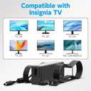 12V Power Cord Compatible with Insignia TV 19" 20" 24" 28" 32"; NS-32E440A13, NS19E310A13, NS19E310NA15, NS24ED200NA14, NS24ED310NA15, NS28D310NA15, NS32DD310NA15 Power Supply Replacement