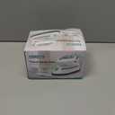 BEAUTURAL Mini Travel Steam Iron for Clothes with Dual Voltage, Temperature Control, Non-Stick Soleplate and Cord Storage, Ideal for Sewing, Quilting and Handcraft (White)