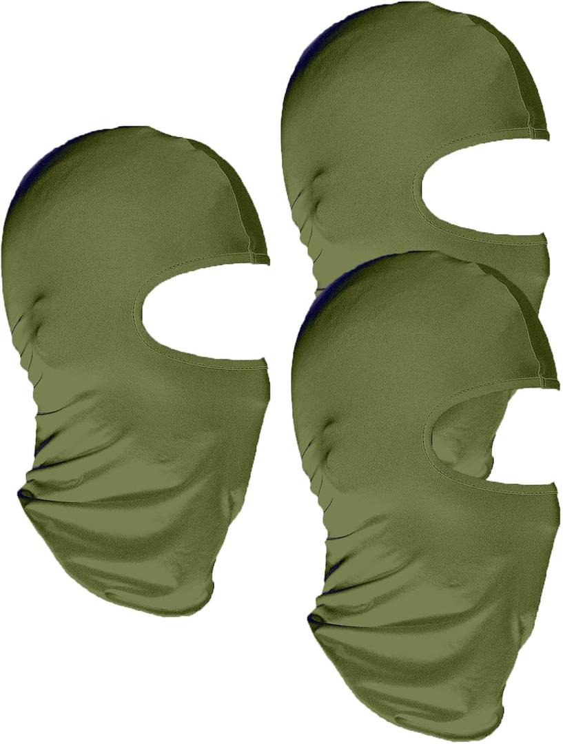 2 x 3 Pieces Balaclava Face Mask Outdoor Cycling Headgear Motorcycle Face Masks for Men and Women (Gray)