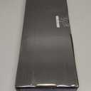 Bathtub Tray Caddy for Luxury Bath Expandable Extra Wide Bath Tub Tray with Natural Marble Tray and Mobile/Tablet Stand, Ideal for Home Spa Lovers(Black + Jazz White)