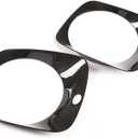 for Mercedes-Benz G-Class G63 W464 2019-2023 Car Styling Real Carbon Fiber Car Headlight Panel Frame Sticker Car External Accessories