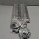 6 Pcs 12 Inch Industrial Pipe Clothes Bar, Wall Mounted Clothes Rack, Matte Black