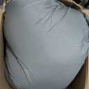 Lunix 4pcs Orthopedic Bed Wedge Pillow Set, Post Surgery Memory Foam for Back, Knee, Leg Pain Relief, Sitting Pillow for Sleeping, Acid Reflux, GERD, with Hot Cold Pack, 100% Navy