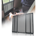 RV Screen Door Protector for Dogs, Adjustable RV Screen Door Pet Protector Guard, Black(Patented Design)