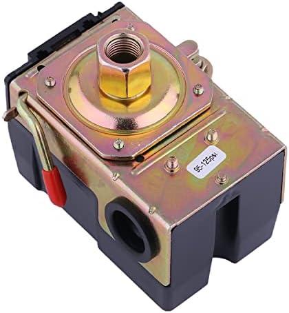 Air Compressor Pressure Switch 95-125 PSI Pump Pressure Switch 1/4" NPT Air-Pump Pressure Switch Pumptrol Single Port Air Pressure Switch