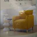 Armchair Slipcovers Chair Tub Chair Covers Accent Chair Covers with Arms Lounge Tub Armchair Chair Slipcover for Living Room Home (Coffee Color)