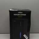 UBBO Dehumidifiers for Home, 850 sq.ft 95oz Dehumidifier with Drain Hose Timer Sleep Mode Auto-Off 7 Colors Light, Dehumidifier for Bedroom Bathroom Basements RV Black