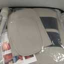 5PCS H7 Front and Back Car Seat Covers Auto Interior Accessories with Water Proof Nappa Leather for Cars SUV Pick-up Truck Universal Comfortable and Breathable (Full Set, Black&Grey)