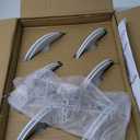 12 Pack 5/6 Inch 5CCT LED Recessed Downlight, Can Lights with Baffle Trim, Wet Rated, E26 Base, 10.5W=85W, CRI 90, Dimmable, Simple Retrofit Installation, Energy Star & ETL Listed