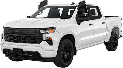 Precut Window Tint Film for Chevy Silverado 1500 Crew 2019-2026 Front Row Window 20% VLT 2Ply Anti-Shatter, UV Block, Privacy Protection, Easy Install, No Trimming Needed,Heat & Glare Reduction