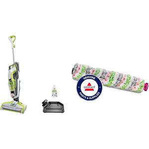 BISSELL Crosswave Turbo Vacuum Mop All in One Wet and Dry Vac Combo Hard Floor & Area Rug Cleaner, 3888A 