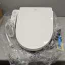 TOTO WASHLET A2 Electronic Bidet Toilet Seat with Heated Seat and SoftClose Lid, Elongated, Cotton White - SW3004#01